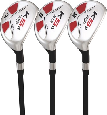 Senior Men's Majek Golf All Hybrid Partial Set (8-PW) Senior Flex Utility Clubs