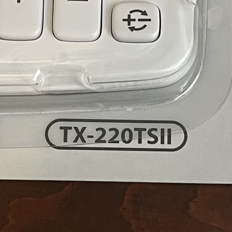 Canon TX – 220TSII Desktop 12 Digit Calculator￼ Solar Imperfect Package - Image 4 of 4