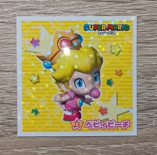 *FREE SHIP* Super Mario Sticker Collection #13 Baby Peach ~JAPAN EXCLUSIVE~