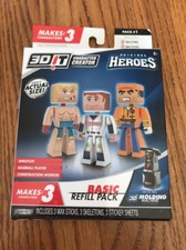 3D It Character Creator Original Heroes Basic Refill Pack 1 Ships N 24h