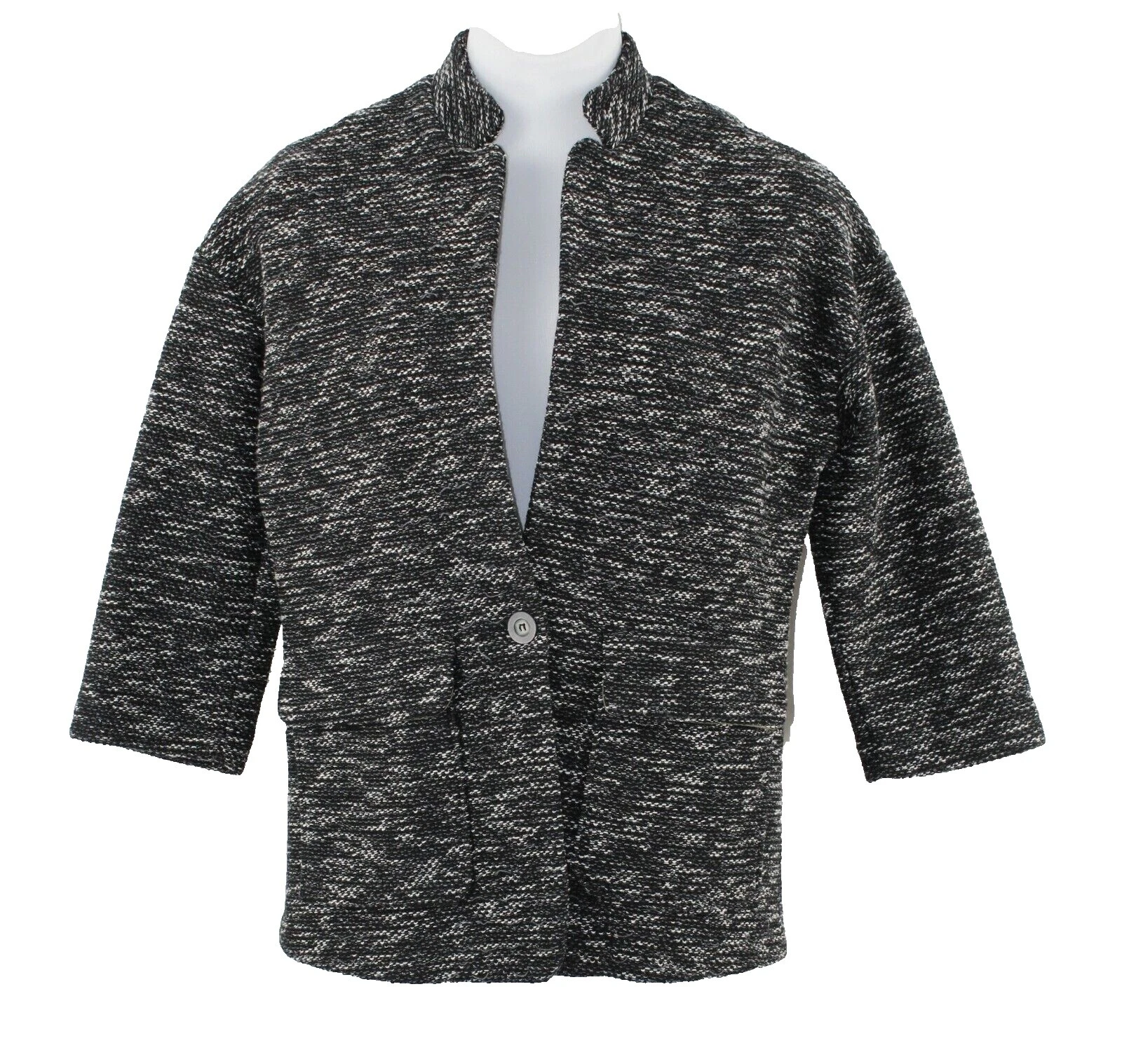 Elevenses negro sólido abrigos, chaquetas y chalecos para Mujeres