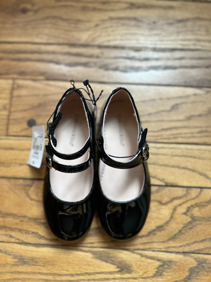 Zapatos Christie & Jill Niño CJ Lil Dahlia Negro 10 M Nuevos con Caja Foto 2 de 4