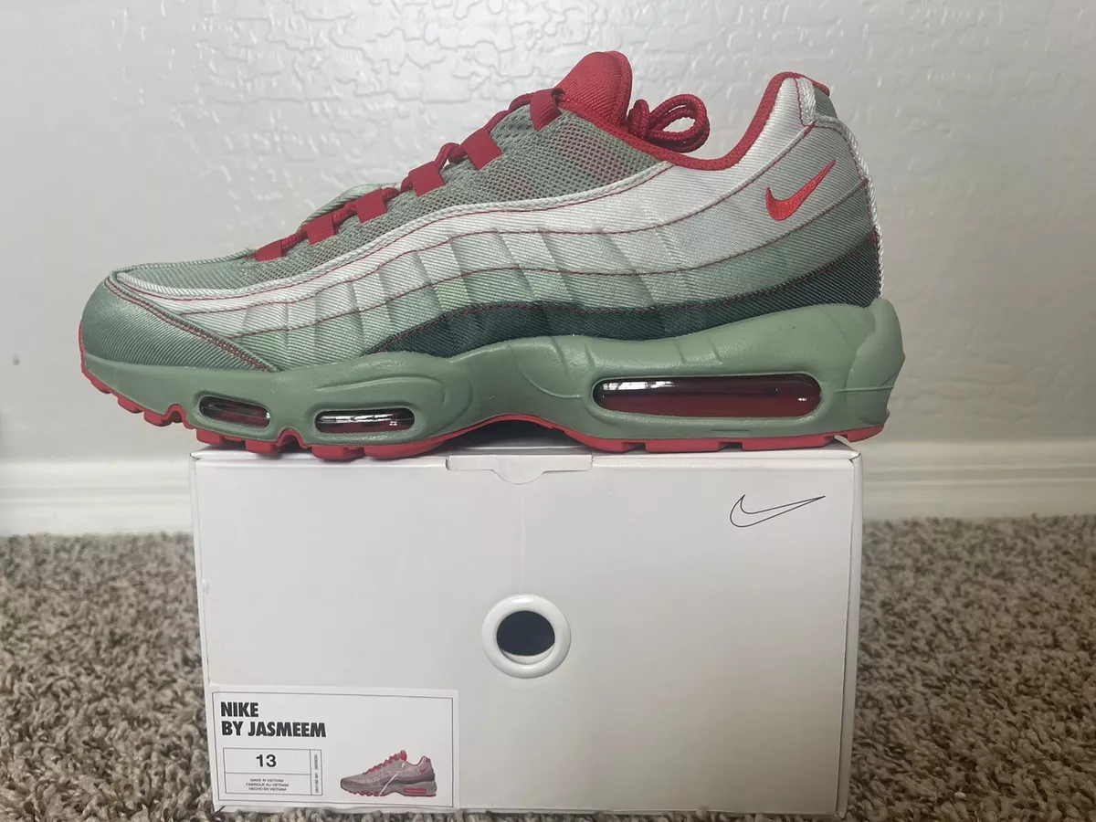 Raramente béisbol Lujoso New Grinch Xmas Nike Air Max 95 Nike ID By You Sz.13 90 97 2022 2015  Vapormax | eBay