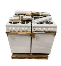 Lot of 4 Peerless Premier Appliance Co EAK1020P01  4-Burners Electric Range Oven