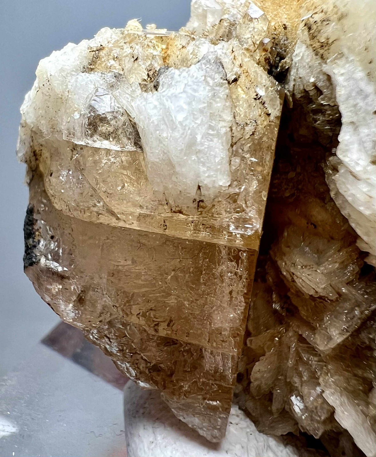 260 Carat Amazing Honey Topaz Huge Crystals On Matrix From Skardu @PAK