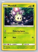 Morelull 16/149 Sole e Luna Pokemon TCG Erba Base Spore Scintillanti Ram Card