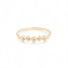 ete diamond Ring K10(YG) 0.7g 0.03