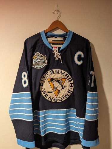 CCM Reebok Pittsburgh Penguins Sidney Crosby 87 Winter Classic Jersey Men's 52