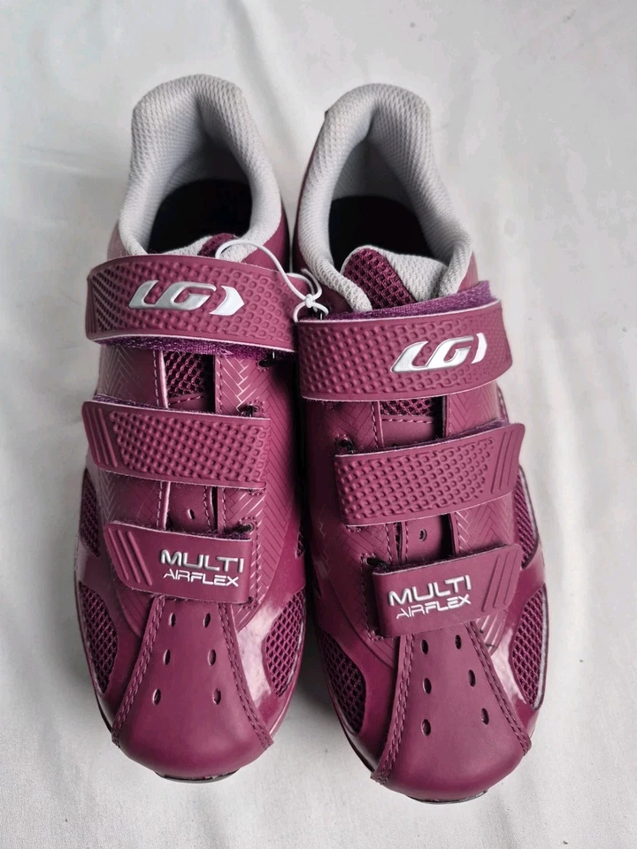 New Louis Garneau Women’s Multi Air Flex MTB Cycling Shoes Magenta Size 5.5 37 - Image 4 of 4