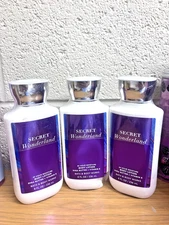 Bath & Body Works SECRET WONDERLAND Shea Butter Body Lotion 8oz NEW (QTY 3)