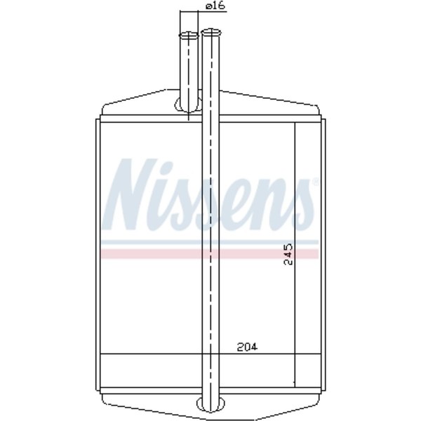 Nissens WäRmetauscher HeizungsküHler FüR Ford Street KA 1.6 1.3I Mazda 121 III-image