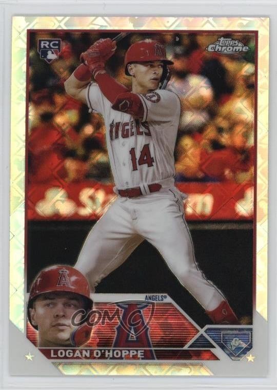 2023 Topps Chrome Logofractor Edition Logan O'Hoppe #188 1mv7