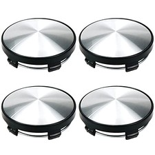 Wheel Center Caps,60mm Wheel Rim Hub Center Outer 60 mm, Inner 58 mm Silver