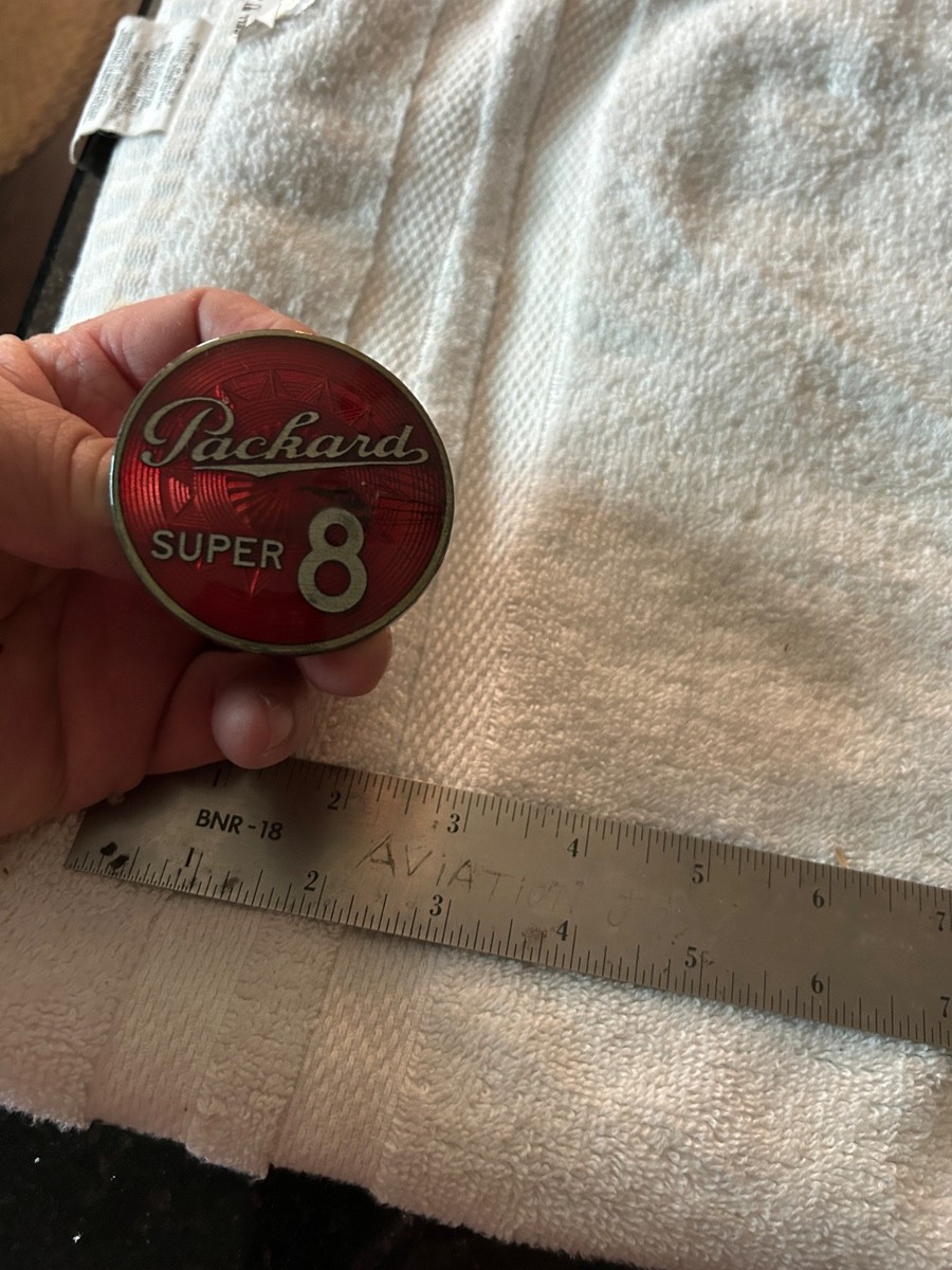 Vintage Packard Super 8 Emblem | eBay Vintage Packard Super 8 Emblem | eBay