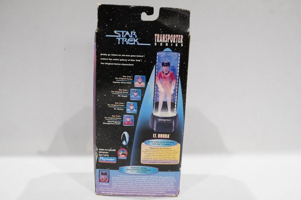 Original Star Trek Uhura Transporter Series 1998 Playmates NUEVO *CAJA DAÑADA* b4 Foto 2 de 4