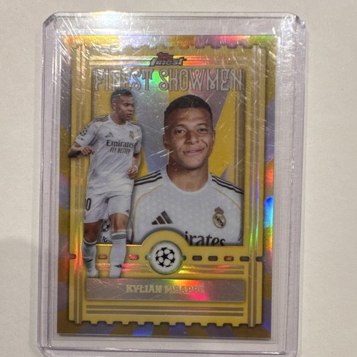 2025-26 Topps Finest Uefa Club Competitions - Finest Showmen Kylian Mbappe #FS