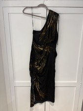 Image of AllSaints Women’s Laura Charm Black Dress Size 12 Retail £159