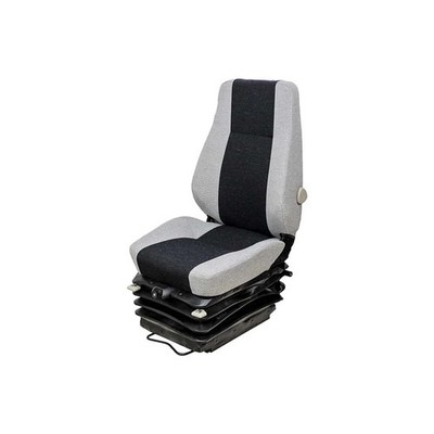 Uni Pro 502 Air Suspension Seat  12-Volt  Multi-Gray Fabric