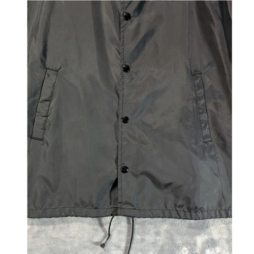 Vintage Masonic 32nd Degree Eagle Patch Coach Jacket Black Hartwell XL USA Made image 4