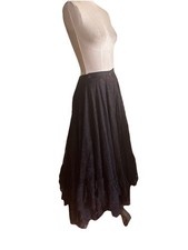 Vintage Hollywood Costume CRC Black Lace Victorian Skirt