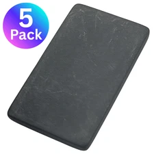 Shungite Stone Cell Phone EMF Protection Sticker 15x25 mm Unpolished / 5 pk