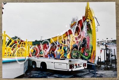 XXL Foto Karussell FIGHTER Kaiser Mondial 1999 - Kirmes Schausteller Modellbau