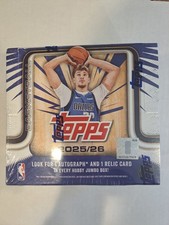 2025-2026 topps basketball jumbo hobby box