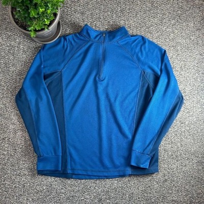 Llbean Men's Blue Sweatshirt