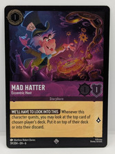 Mad Hatter - Eccentric Host 59/204 Azurite Sea Cold Foil NM Lorcana