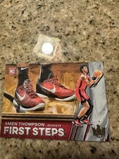 2023-24 Panini Court Kings #4 Amen Thompson First Steps ROOKIE Houston Rockets