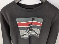Air Jordan Youth Jumpman Torn Graphic Fleece Sweatshirt - Black Large 12-14