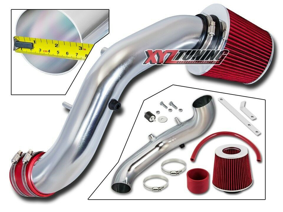 3" RED Short Ram Air Intake Induction Kit + Filter For 02-06 RSX Type-S 2.0L L4