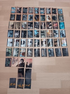 set 63 karten card steamboy carddass masters movic amada