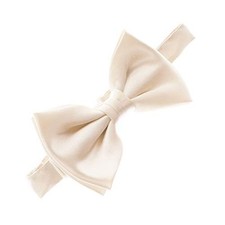 Classic Pre- Tied Satin Adjustable Bow Tie Teen / Adult 10yrs  Champagne