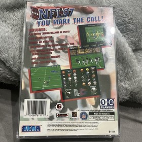 NFL 97 Sega Saturn Complete CIB Authentic Good Shape