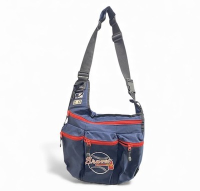 ATLANTA BRAVES Diaper Dude Dad Diaper Bag MLB Baseball Messenger Bag