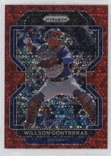 2022 Panini Prizm Tier II Red Donut Circle 21/99 Willson Contreras #168 1l2