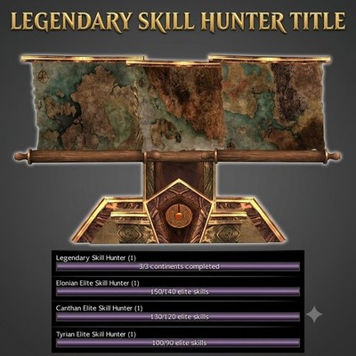 Guild Wars 1 - Legendärer Fertigkeiten-Jäger / Skill Hunter via Elite-Folianten
