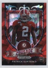 2021 Panini Prizm Draft Picks Crusade Red Ice Patrick Surtain II #178 17pt