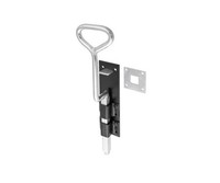 Bolzenriegel Federriegel Torriegel Schlossriegel Schwarz 330X55X3Mm FüR Tore TüR