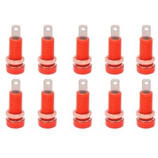 10PCS 4mm Banana Jack Socket Female, Connector Panel for Electronic Instrumen...