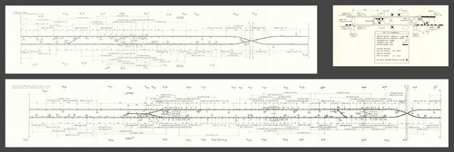 VICTORIA LINE Highbury—King's Cross—Euston—Warren Street track diagram 1968 map