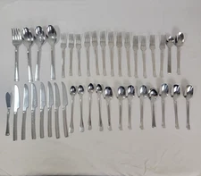 International Stainless Flatware Spoons Forks Knives Salad Dinner Serving 18/10