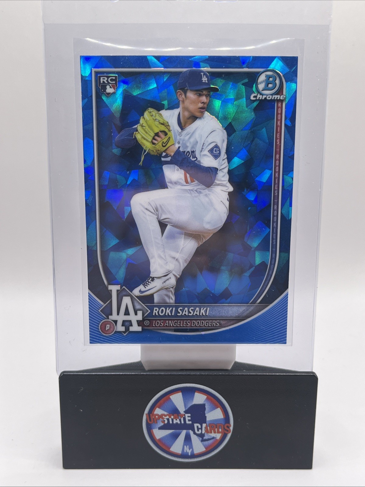 2025 Bowman Chrome Sapphire Roki Sasaki RC Rookie #12 Dodgers