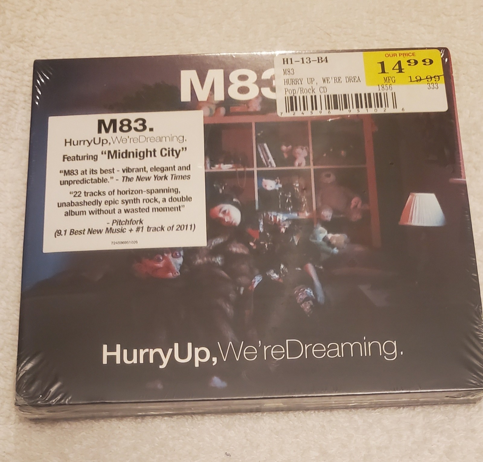M83 - Hurry Up We're Dreaming (2CD) 2011 MUTE9510 NEW / SEALED with hype
