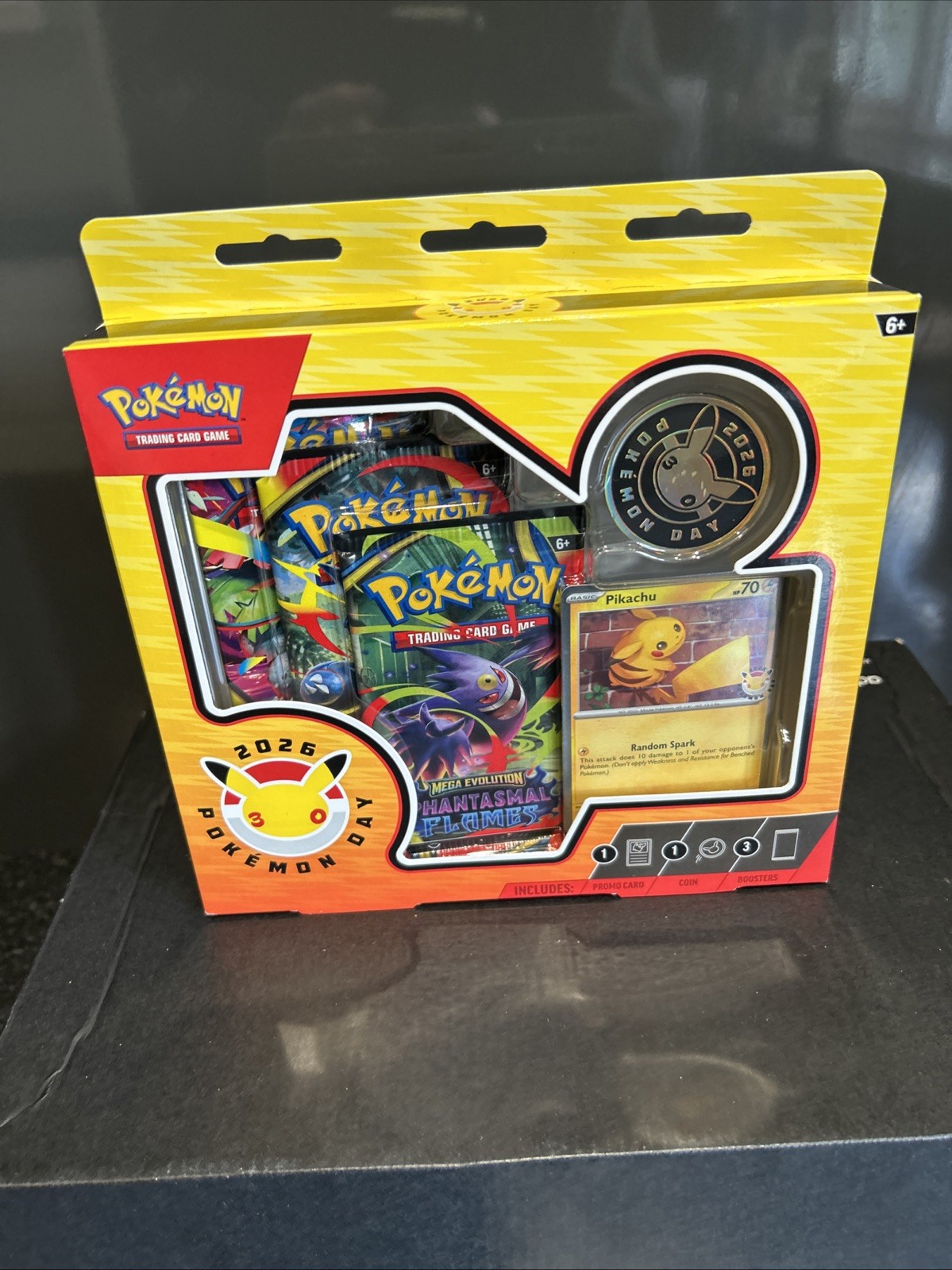 Pokemon Tcg Pokemon Day  30th Anniversary Box With Stamped Pikachu Sealed