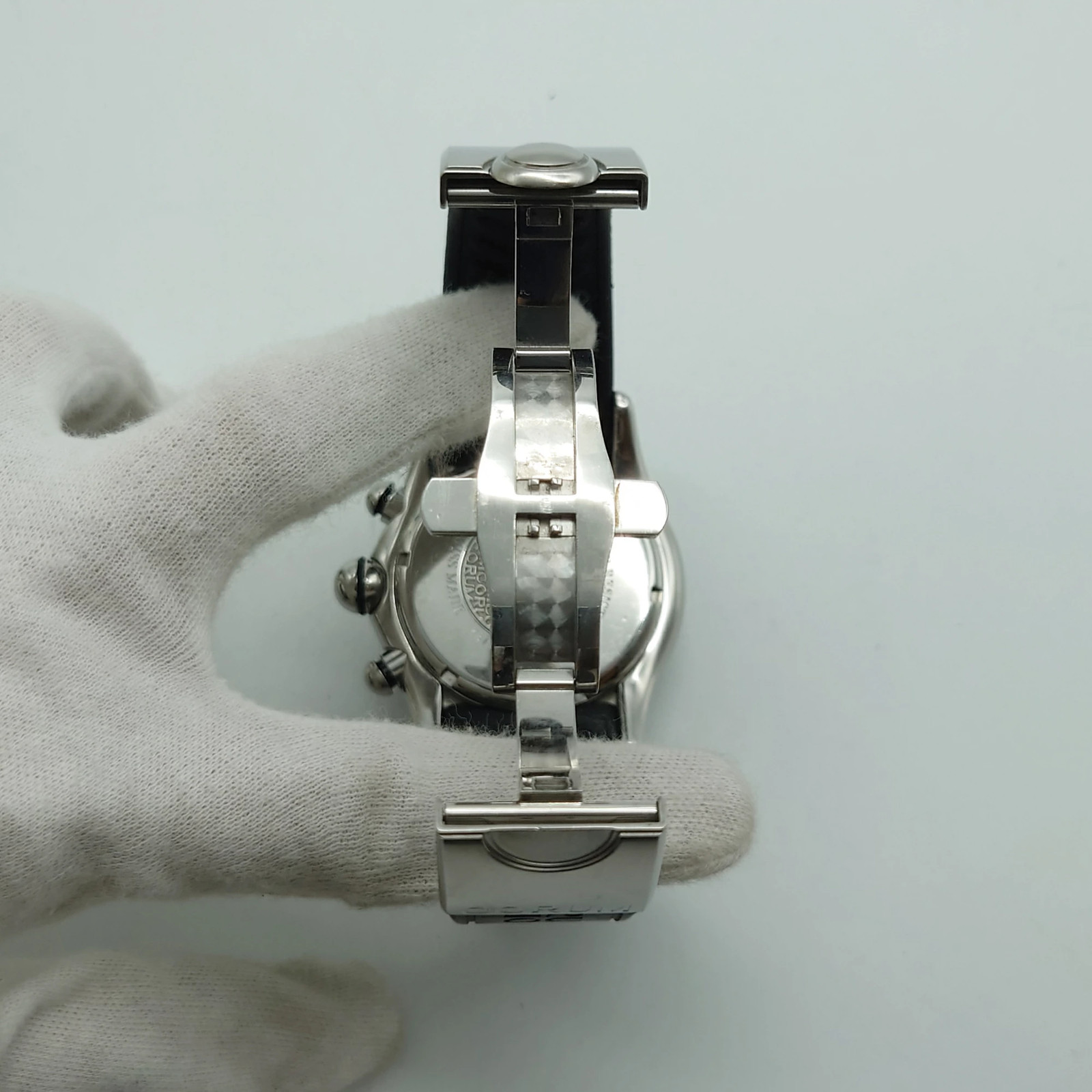 CORUM Bubble Chronograph Watch Automatic Black Si… - image 4