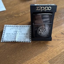 ZIPPO US Emblem Metal Badge Lighter Unused Made in USA Genuine From Japan F/S