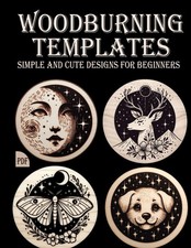 Woodburning Templates: Simple and Cute Designs for Tracing, Pyrography Patterns