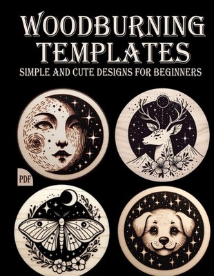 Woodburning Templates: Simple and Cute Designs for Tracing, Pyrography Patterns